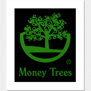 Money Trees green Posters and Art